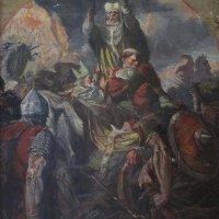 Szent Gellért püspök, freskóterv / Bishop St. Gerard, fresco sketch (1930-as évek / 1930s)