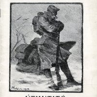 I. világháborús katonai ruházkodási útmutató címlapja / Cover design of the Guidelines by the Hungarian War Office for proper clothing for soldiers (1915) 