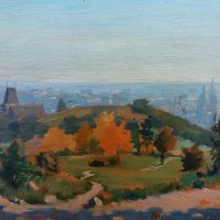 Nagybányai táj I / Landscape, Nagybánya (1914 előtt / before 1914)