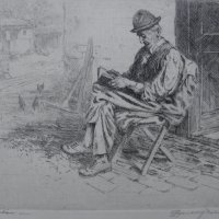 Zsánerkép, jelenet / Genre painting, scene